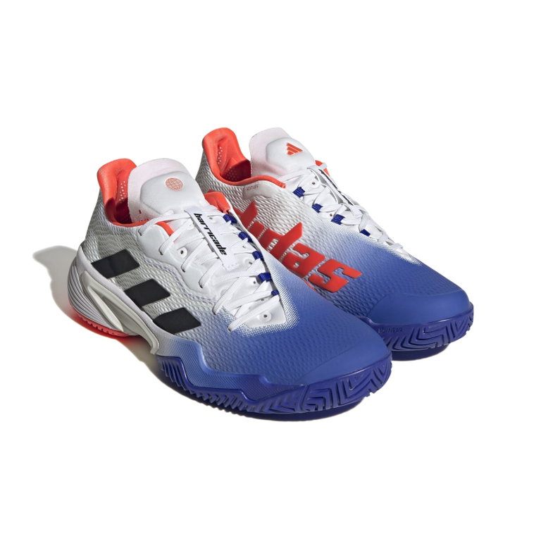 adidas Tennisschuhe Barricade Allcourt (Stabil) weiss/blau Herren